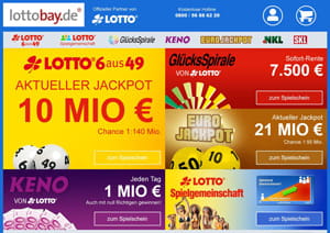 Homepage von lottobay